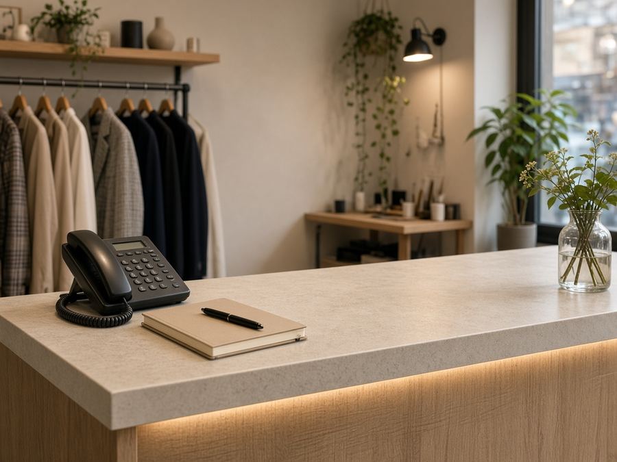 Contact desk at Tailor Urbanroot in Busan